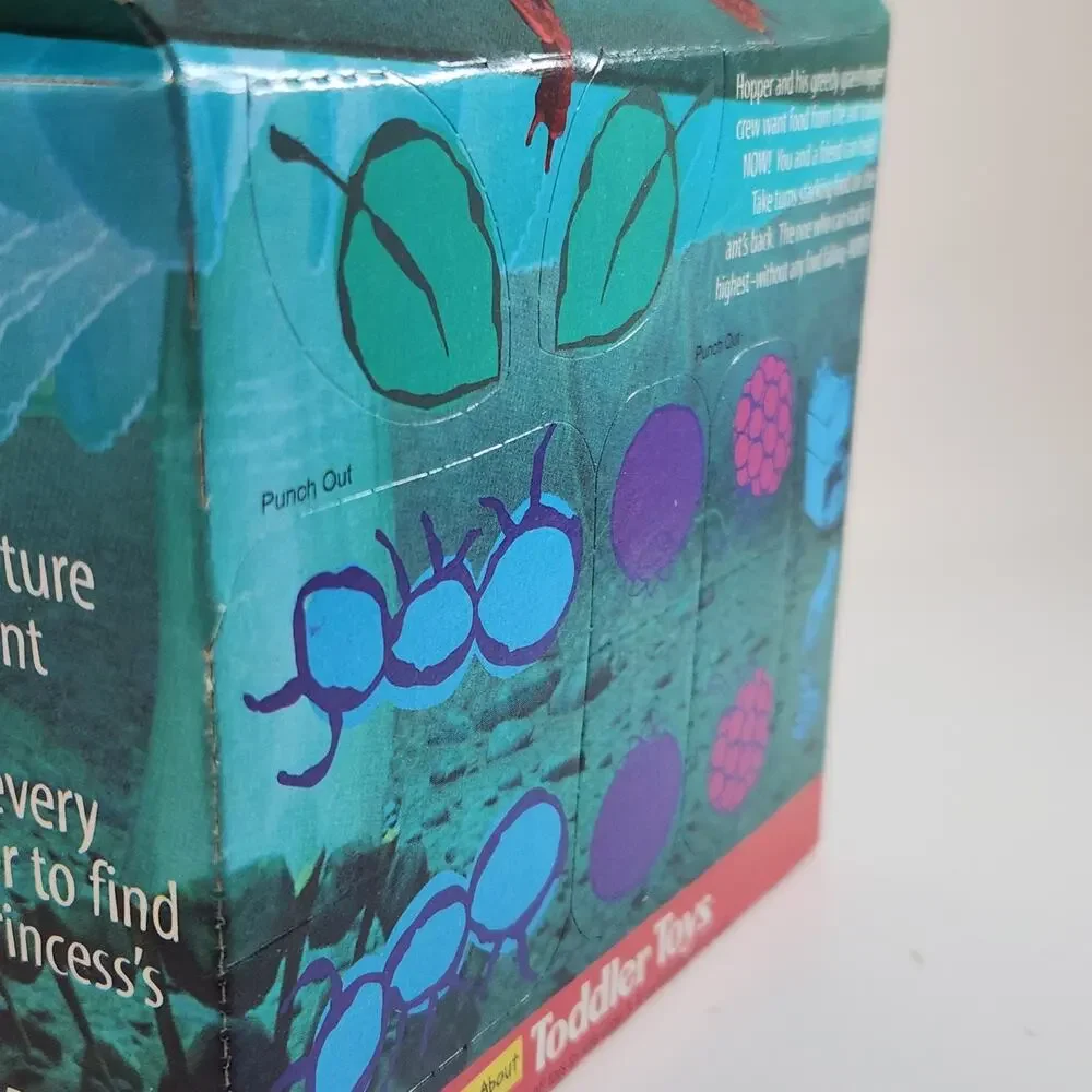 Vintage 1998 McDonald’s Happy Meal Box – Disney Pixar A Bug’s Life Movie Promo